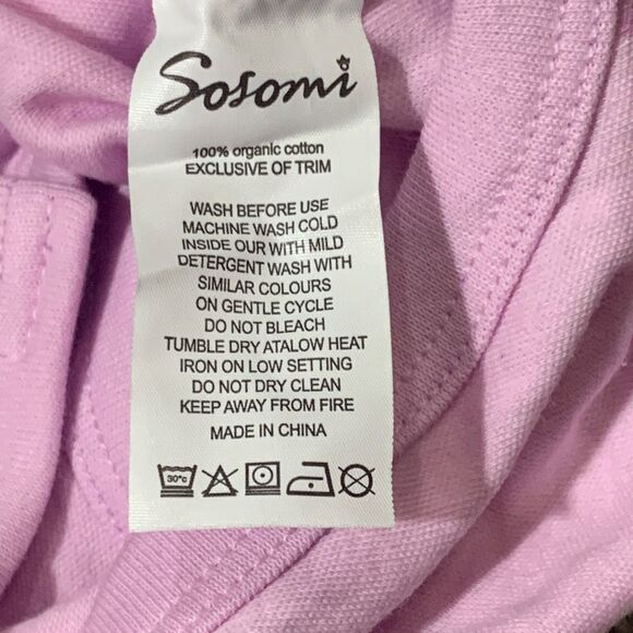 Lot of 3 24 Month Organic Cotton Girl’s One Piece Outfits Snaps Pink White Koala - Picture 3 of 3